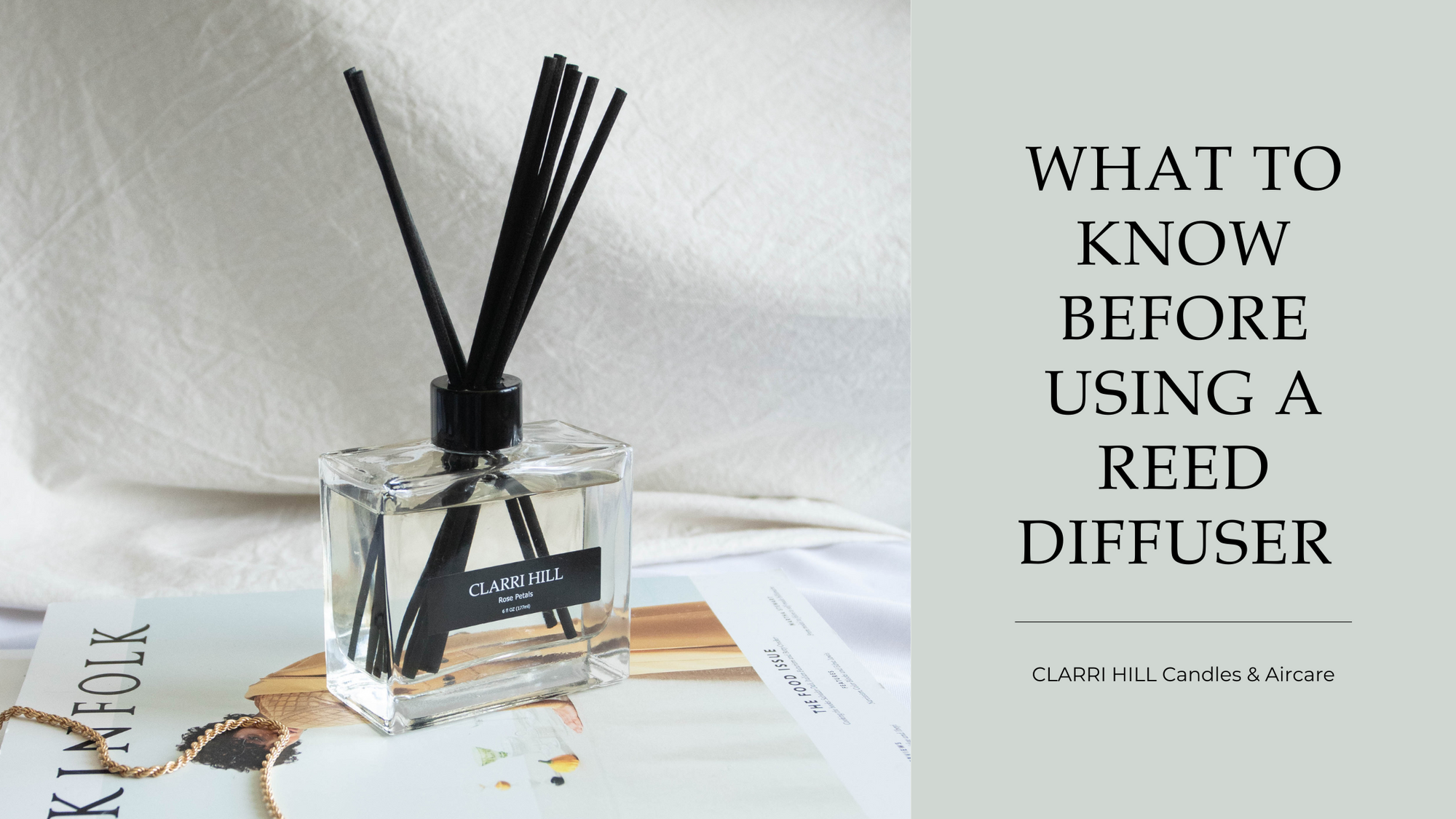 What to Know Before Using a Reed Diffuser